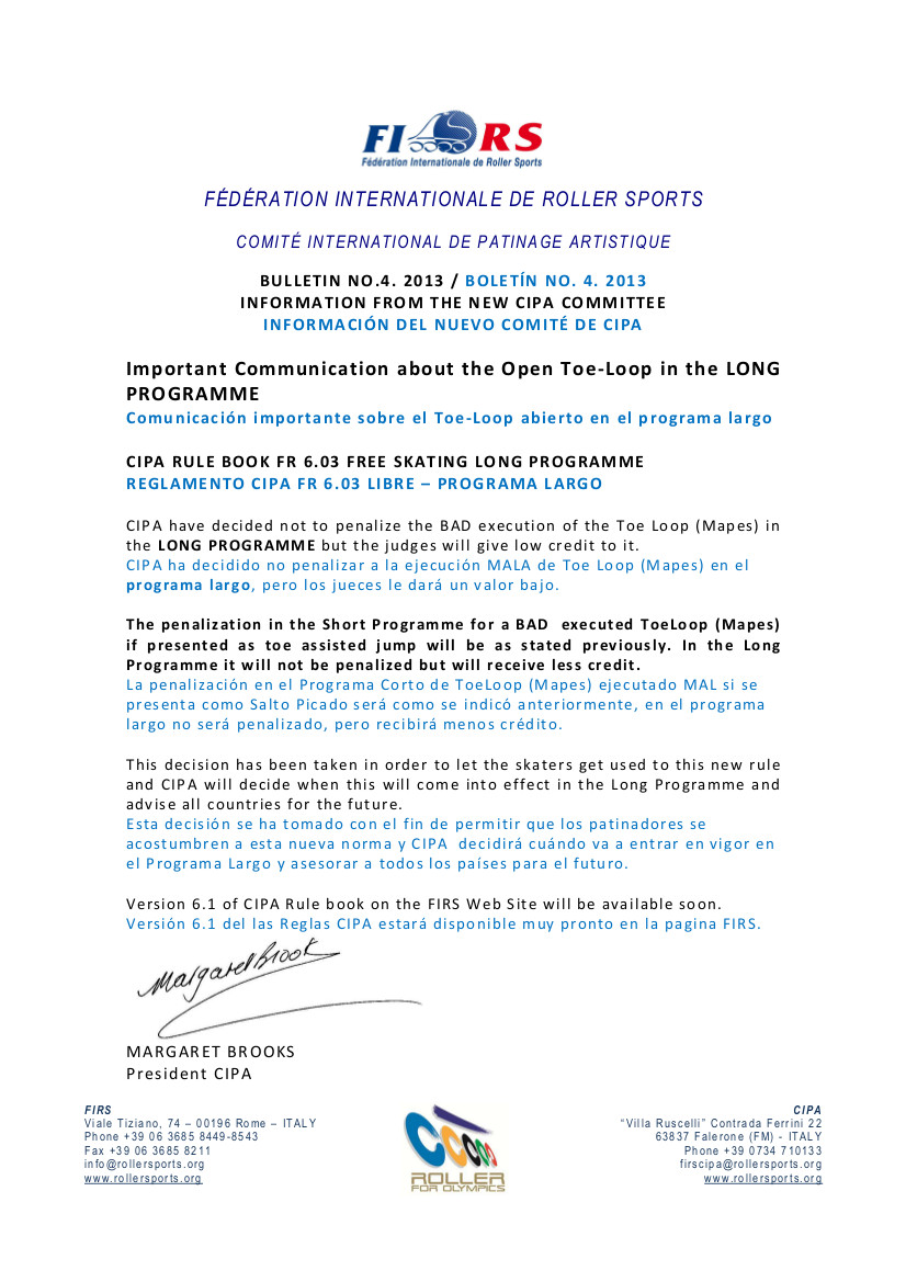 New CIPA Bulletin No.4. 2013 - Eng-Sp