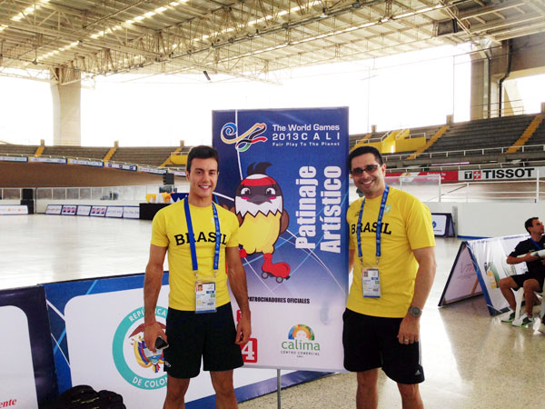 Marcel Stürmer e Léo Bengochêa (técnico) Marcel Stürmer e Léo Bengochêa (técnico)