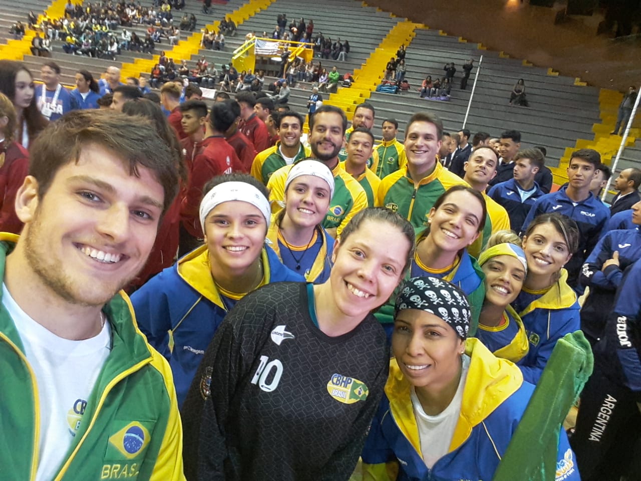 Seleção Brasileira na Cerimônia de Abertura do Campeonato Pan-Americano de Hóquei Sobre Patins 2018