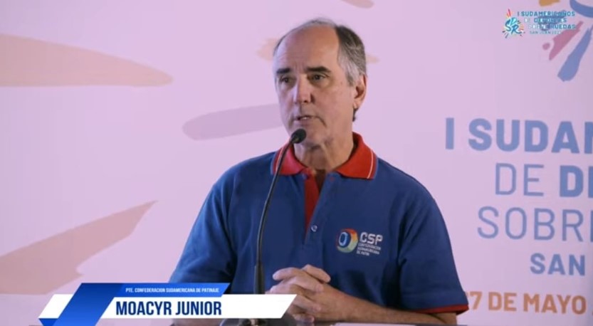Moacyr Junior - Presidente da CSP - Confederação Sul-Americana de Patinação