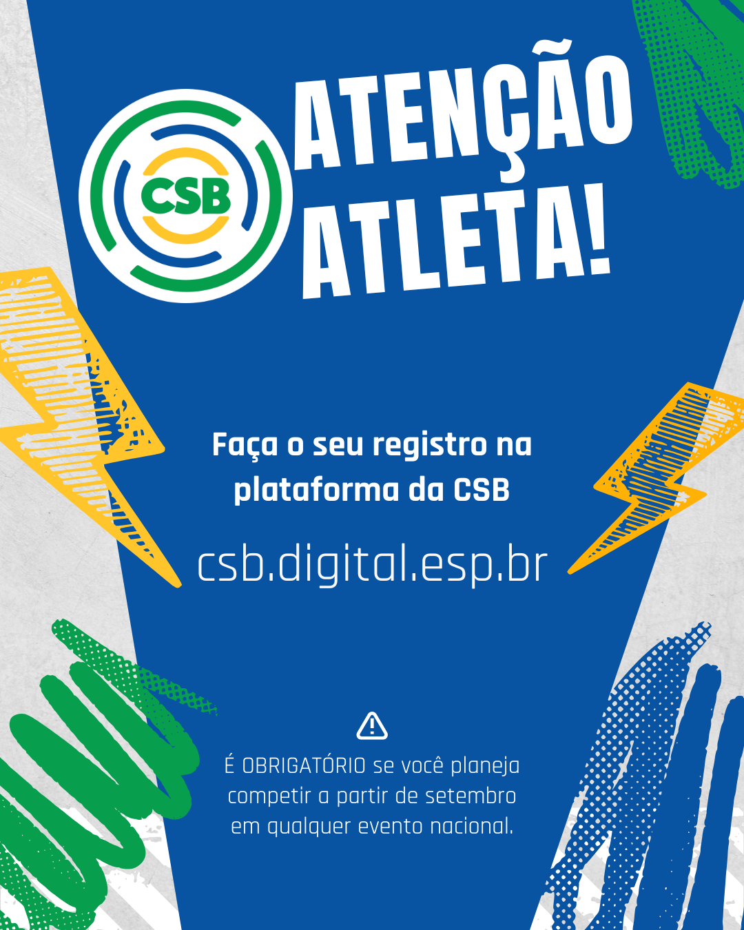 Atenção Atleta CSB