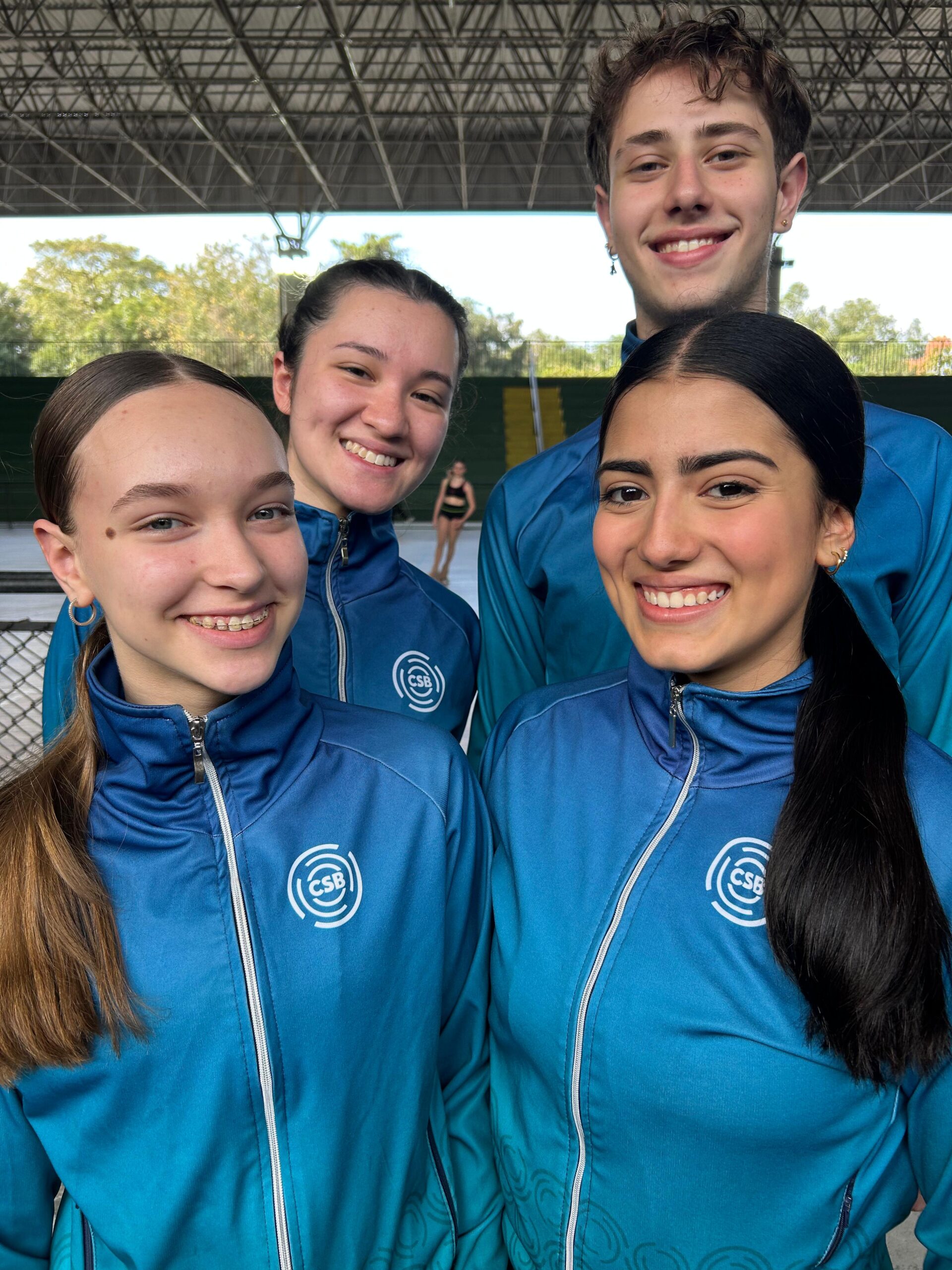Quarteto Júnior brasileiro do CRSG comemora medalha de bronze